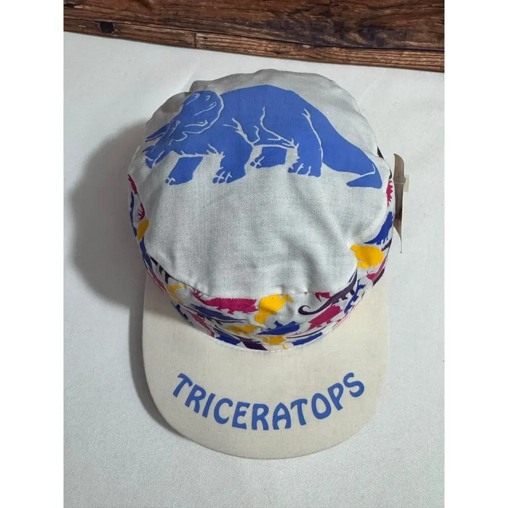 Vintage Youth Dinosaur Triceratops New With Tags Made In USA